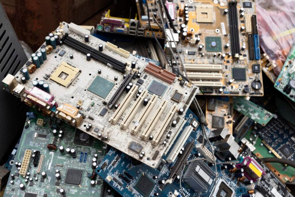 technicians in Nairobi fixing a laptop