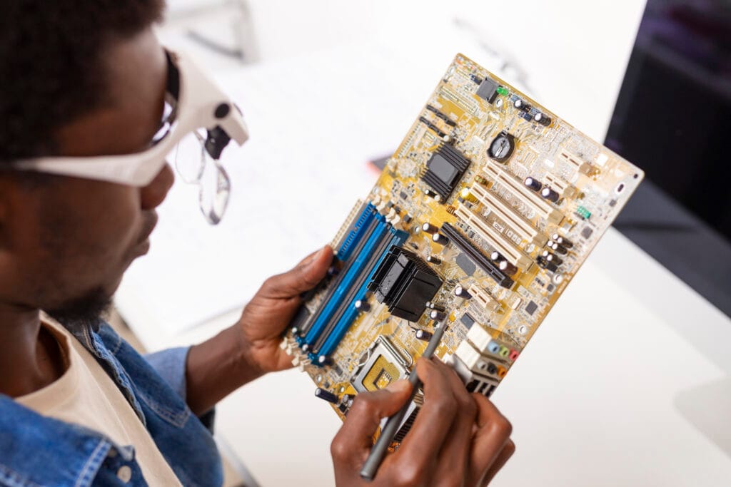 Computer repair technician